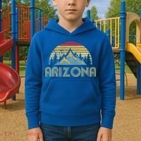 Arizona Retro Mountains Nature Hiking Kids Hoodie thumb 2
