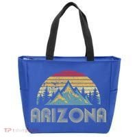 Arizona Retro Mountains Nature Hiking Tote Bag thumb 0