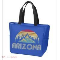 Arizona Retro Mountains Nature Hiking Tote Bag thumb 3