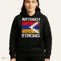 Armenia Flag Artsakh Strong Protest Hoodie thumb 5