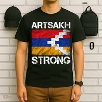 Armenia Flag Artsakh Strong Protest T-Shirt thumb 6