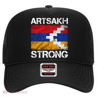 Armenia Flag Artsakh Strong Protest Hat thumb 0
