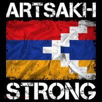 Armenia Flag Artsakh Strong Protest Visor thumb 3