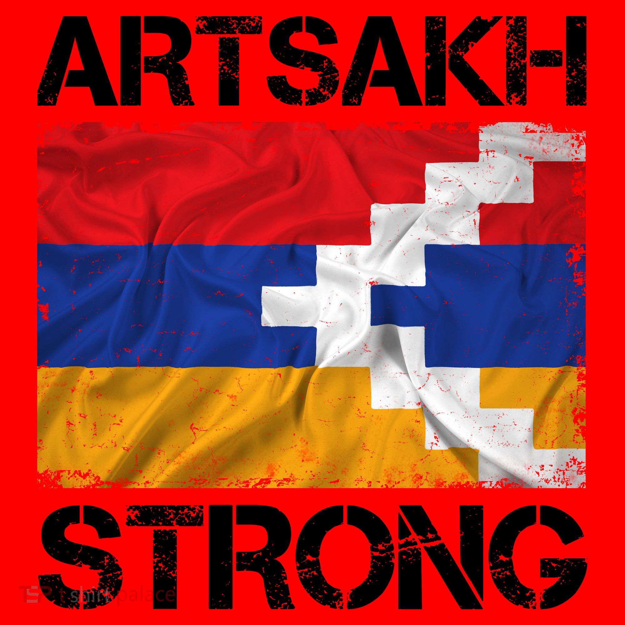 Armenia Flag Artsakh Strong Protest Santa Hat