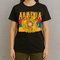 Armenia Flag Crest Artsakh Protest  T-Shirt thumb 4