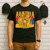 Armenia Flag Crest Artsakh Protest  T-Shirt thumb 6