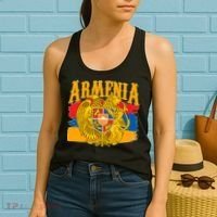 Armenia Flag Crest Artsakh Protest  Women's Tank Top thumb 2