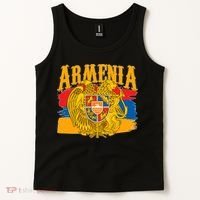 Armenia Flag Crest Artsakh Protest  Tank Top thumb 2
