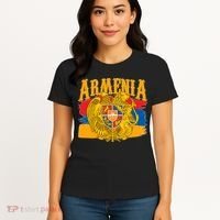 Armenia Flag Crest Artsakh Protest  Women's T-Shirt thumb 4