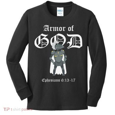 Armor Of God Kids Long Sleeve Shirt