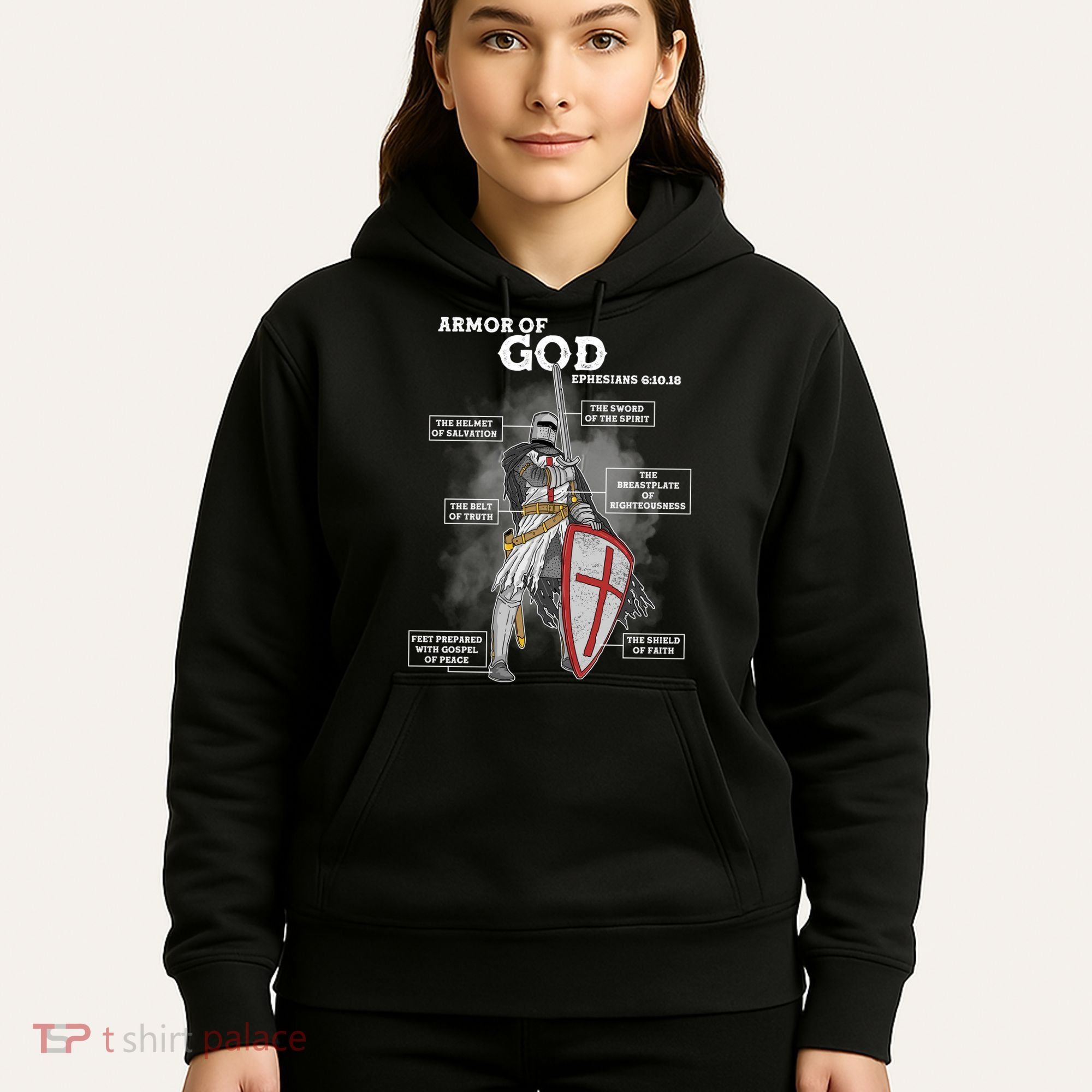Armor Of God Ephesian 6:10-18 Hoodie