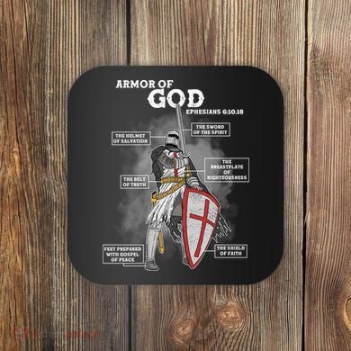 Armor Of God Ephesian 6:10-18 Coaster