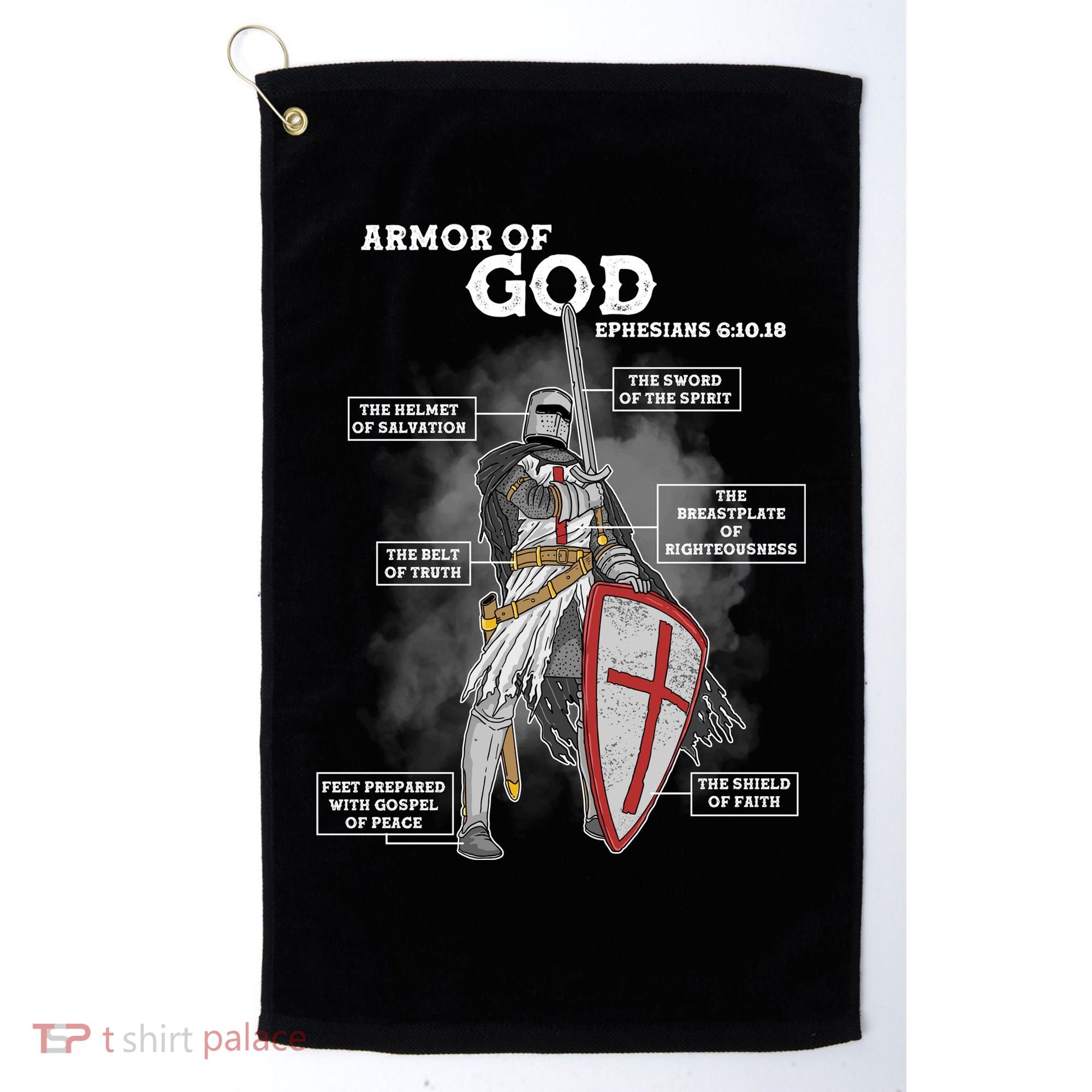 Armor Of God Ephesian 6:10-18 Golf Towel