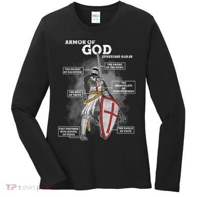 Armor Of God Ephesian 6:10-18 Women's Long Sleeve Shirt