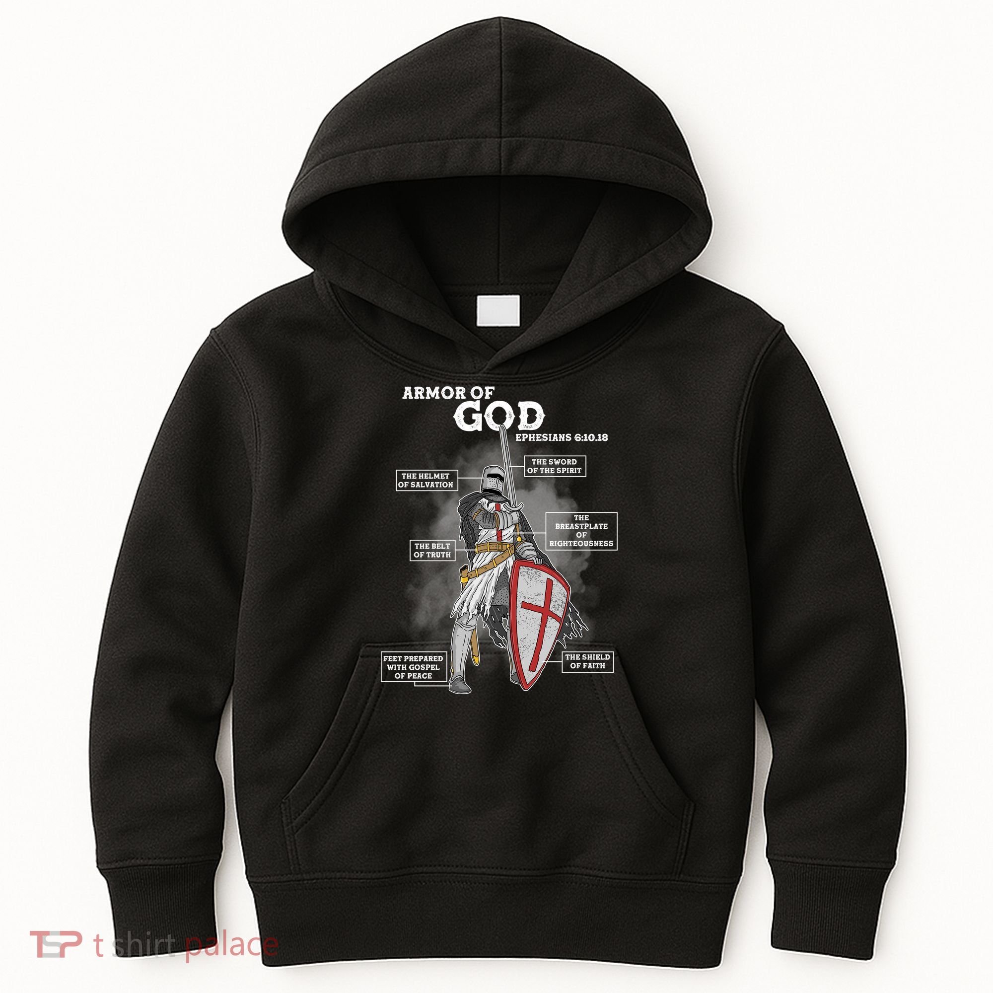 Armor Of God Ephesian 6:10-18 Kids Hoodie
