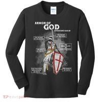 Armor Of God Ephesian 6:10-18 Kids Long Sleeve Shirt thumb 0