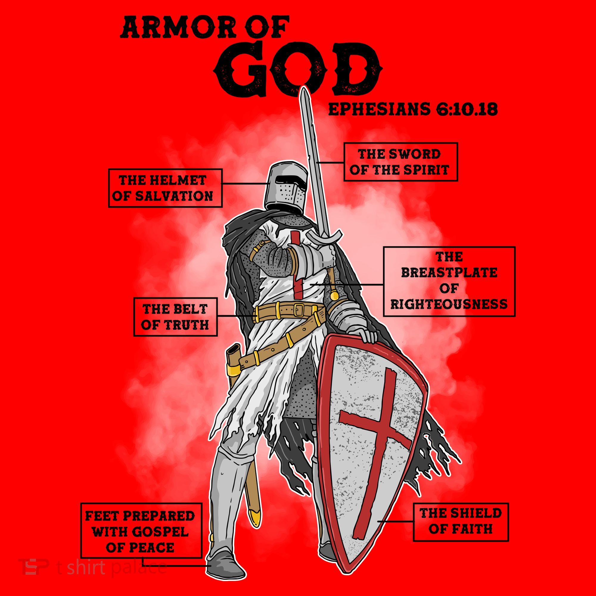 Armor Of God Ephesian 6:10-18 Santa Hat