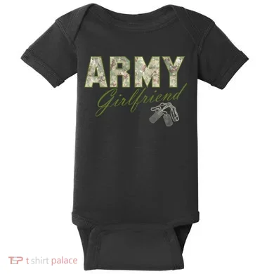 Army Girlfriend Baby Bodysuit