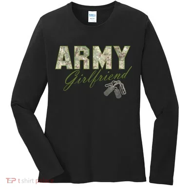 Army Girlfriend Women's Long Sleeve Shirt