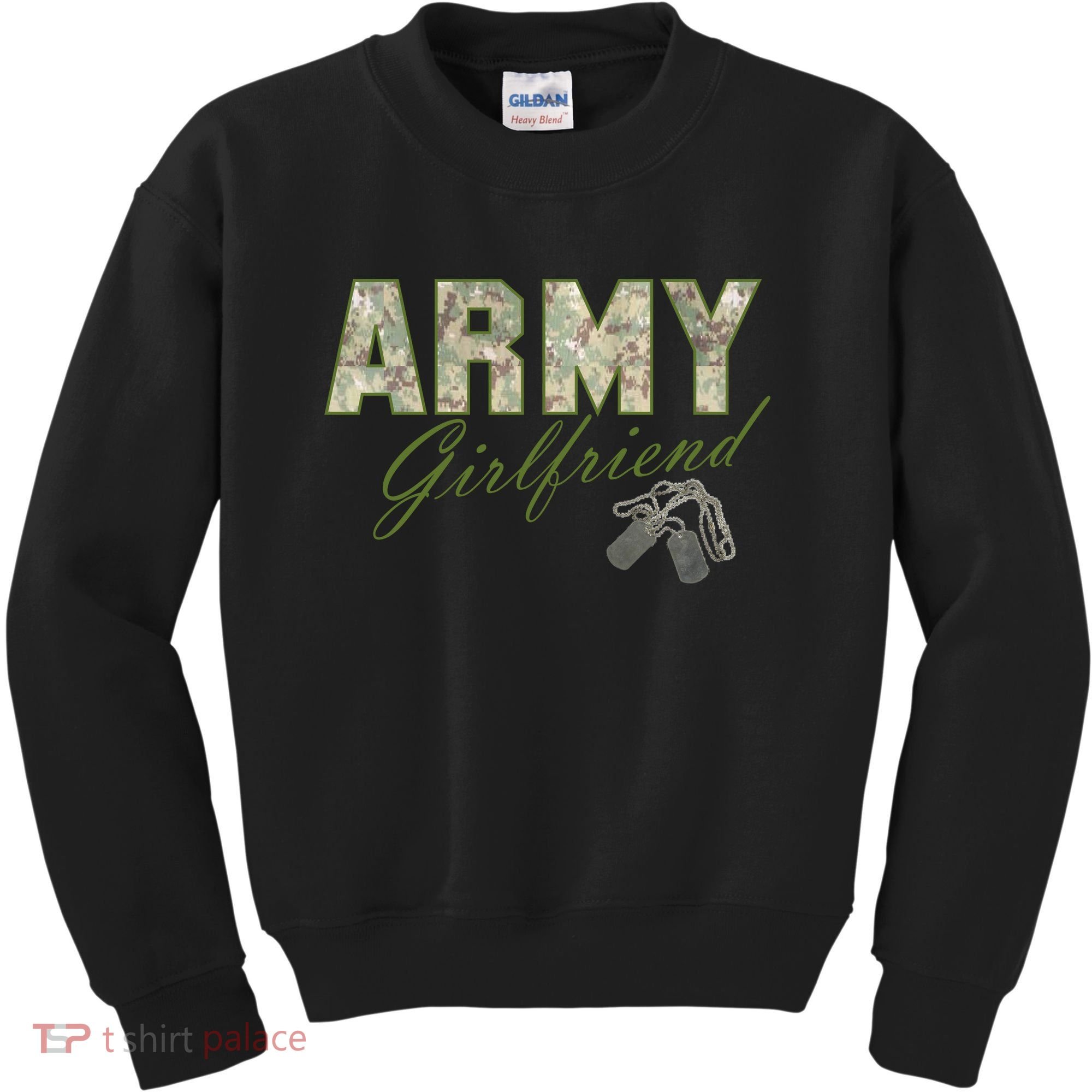 Army Girlfriend Kids Sweatshirt