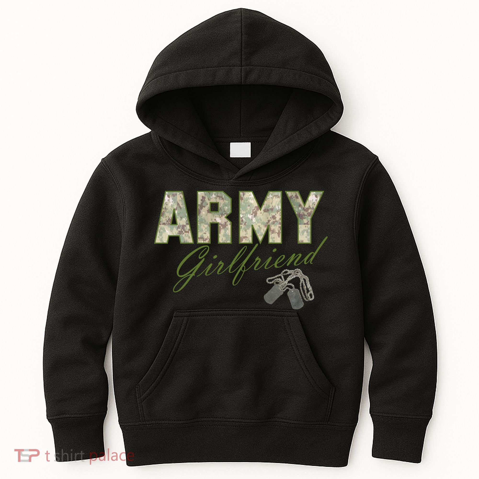 Army Girlfriend Kids Hoodie