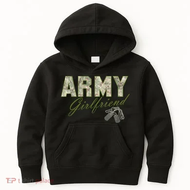 Army Girlfriend Kids Hoodie