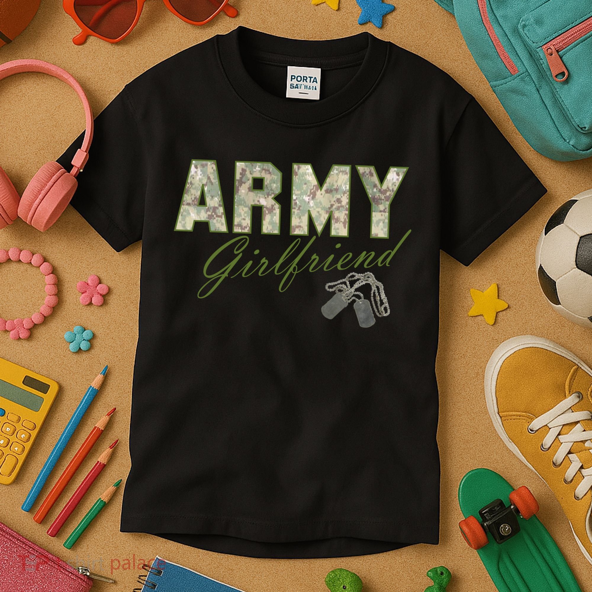 Army Girlfriend Kids T-Shirt
