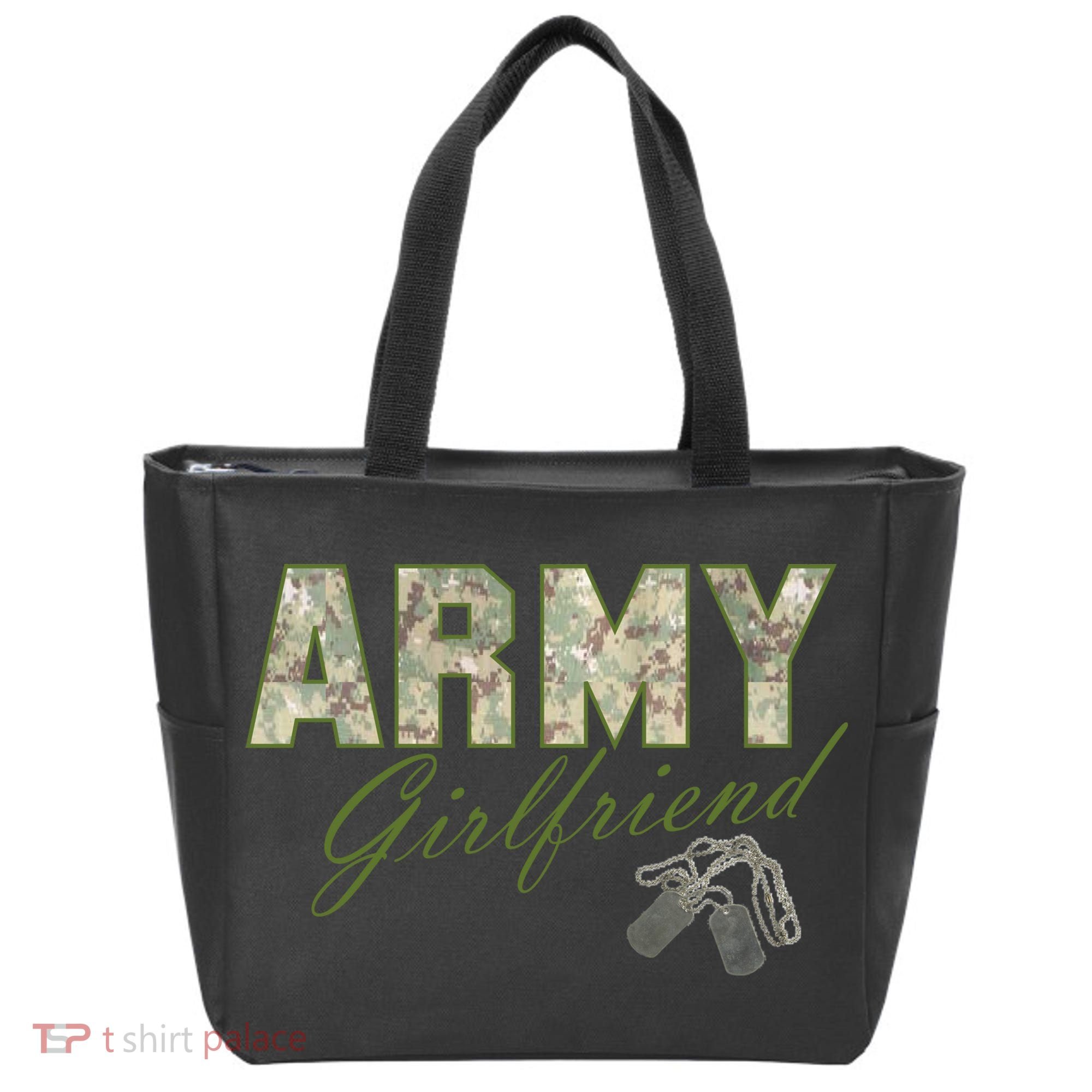 Army Girlfriend Tote Bag