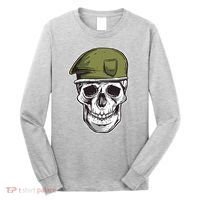 Army Military Skull Long Sleeve Shirt thumb 0