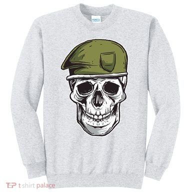 Army Military Skull Sweatshirt