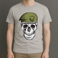 Army Military Skull T-Shirt thumb 3