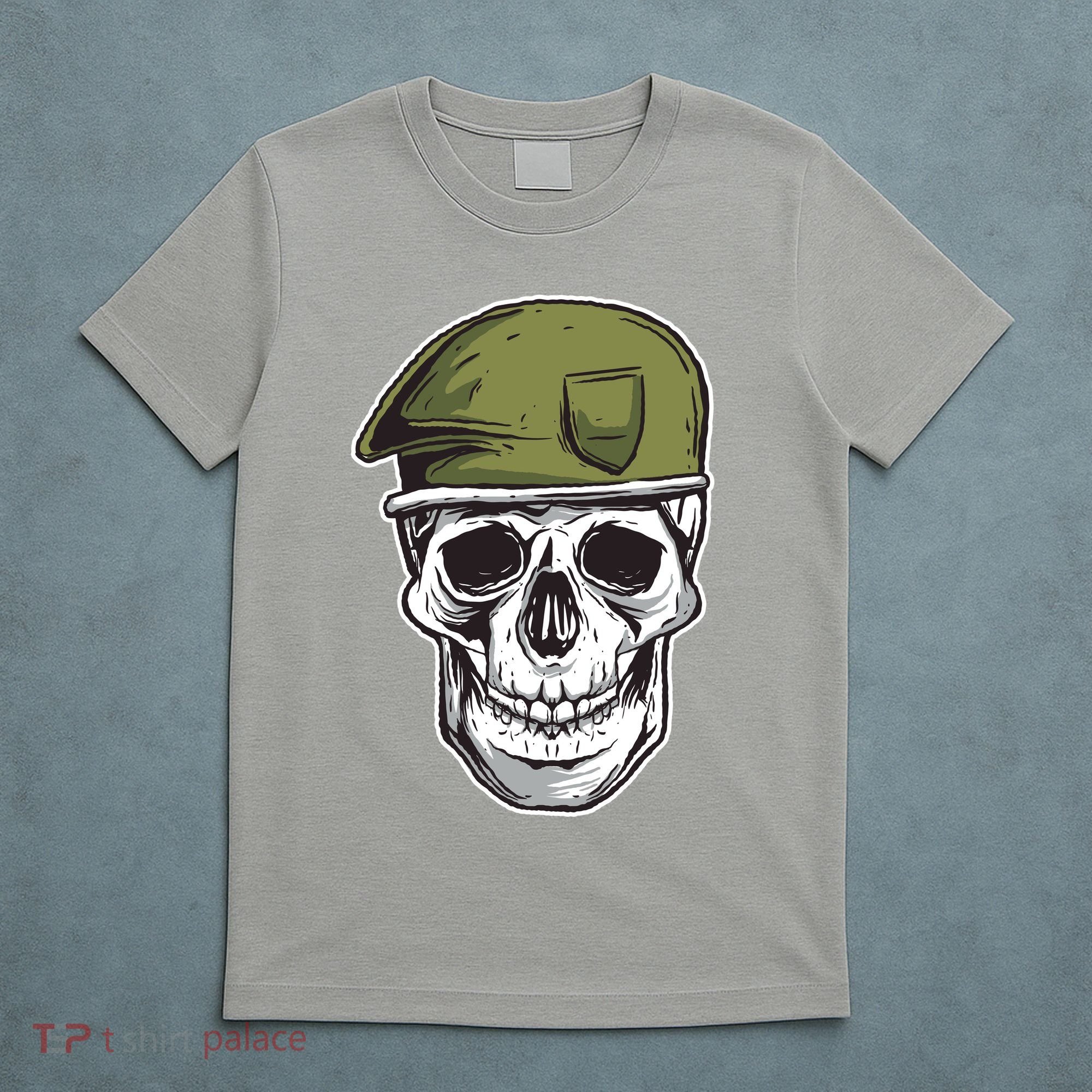 Army Military Skull T-Shirt