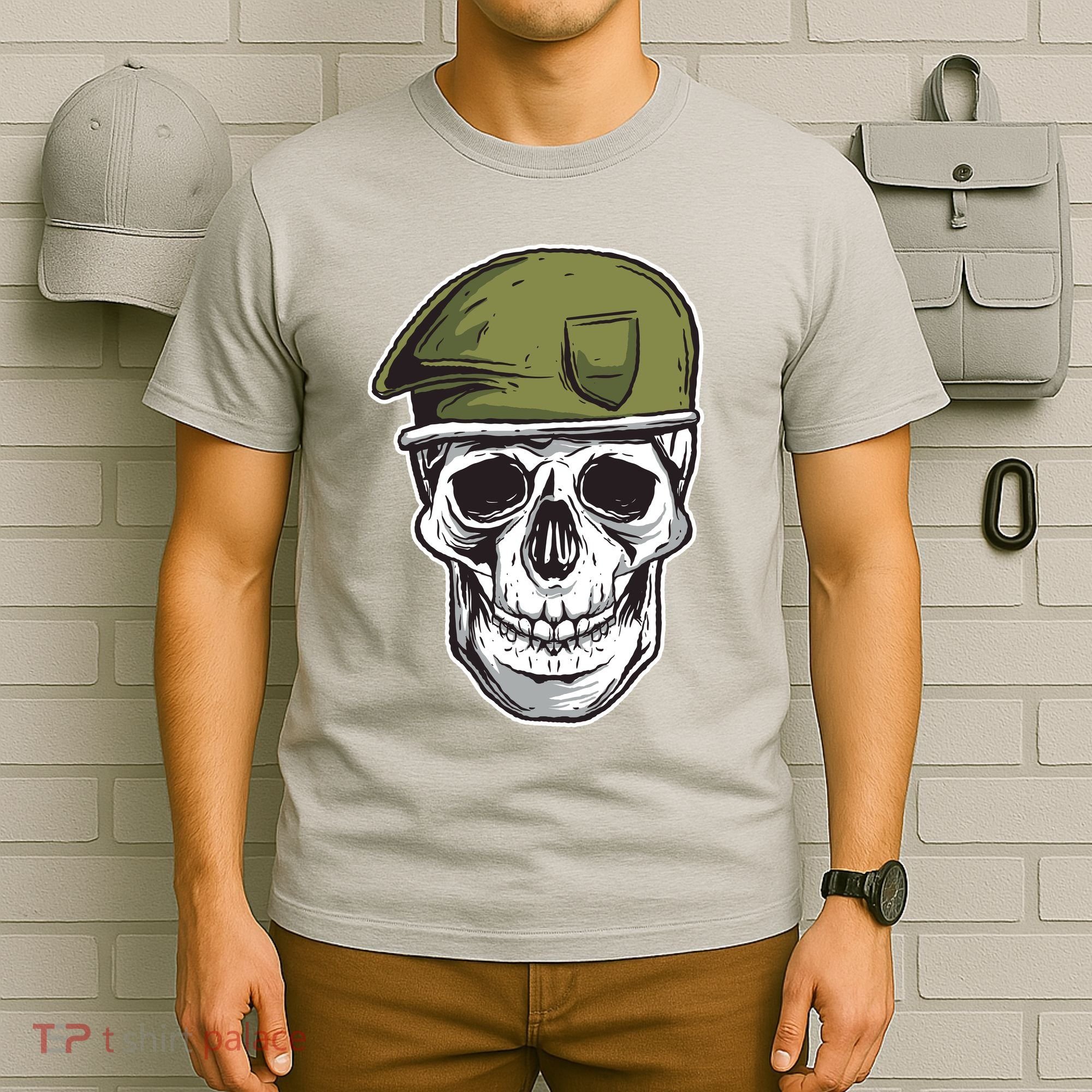 Army Military Skull T-Shirt