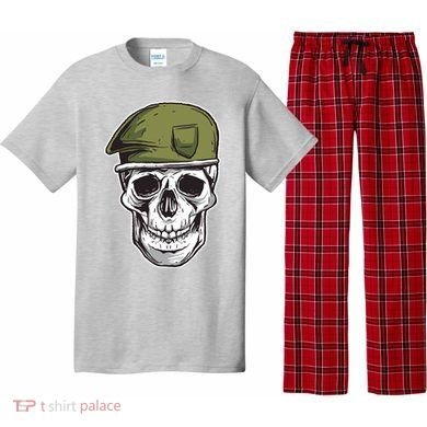 Army Military Skull Pajama Set