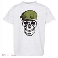 Army Military Skull Toddler T-Shirt thumb 0