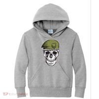 Army Military Skull Kids Hoodie thumb 0
