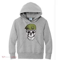 Army Military Skull Kids Hoodie thumb 0