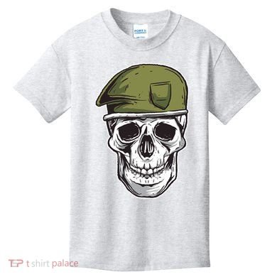 Army Military Skull Kids T-Shirt