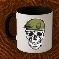 Army Military Skull Coffee Mug thumb 2