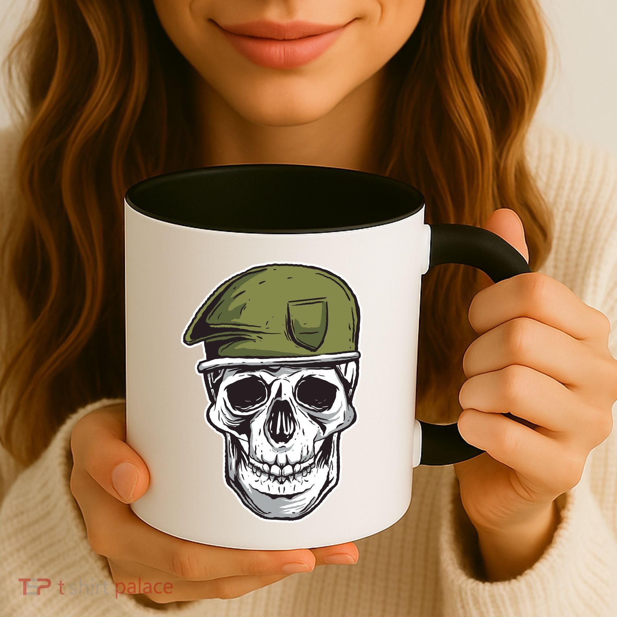 Army Military Skull Coffee Mug