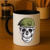 Army Military Skull Coffee Mug thumb 4