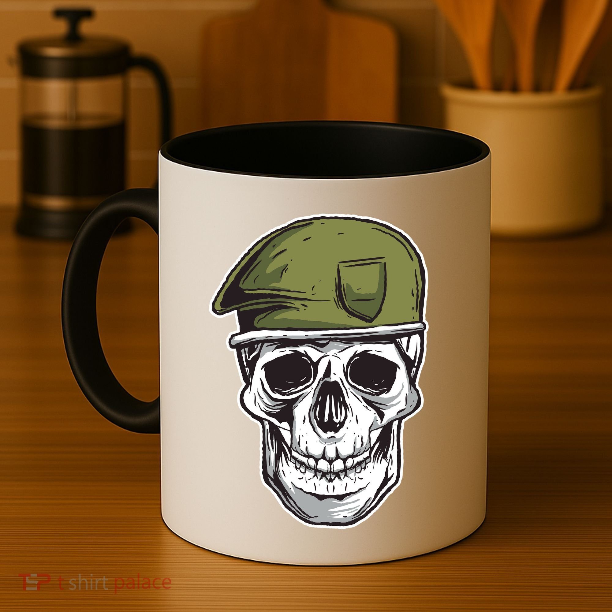 Army Military Skull Coffee Mug