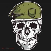 Army Military Skull Women's Hoodie thumb 2