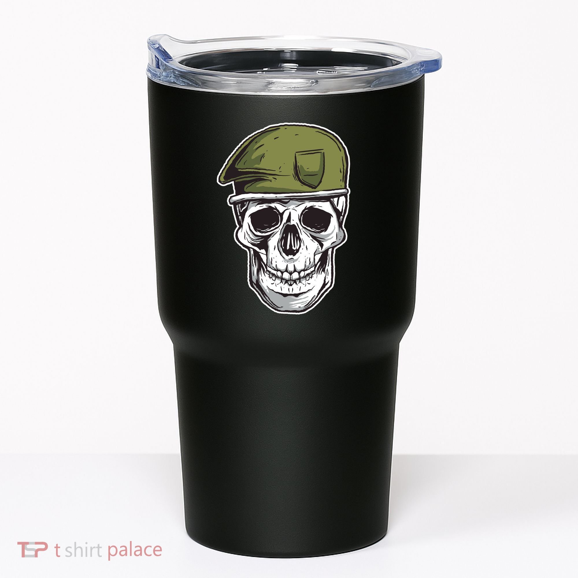 Army Military Skull Tumbler