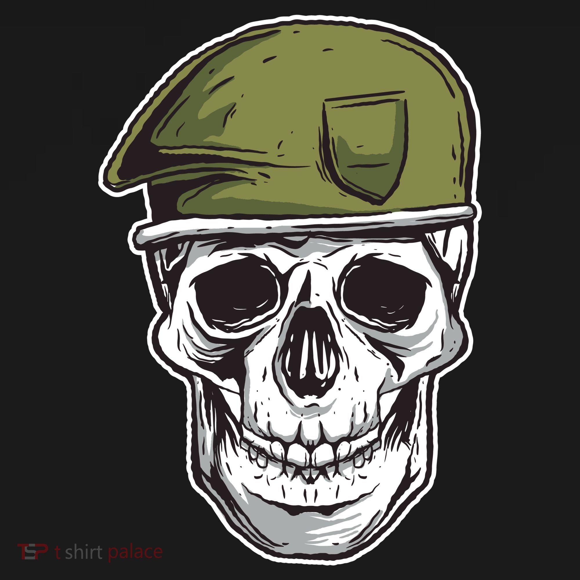 Army Military Skull Women's Tank Top