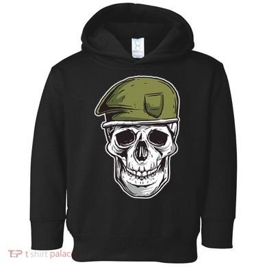 Army Military Skull Toddler Hoodie