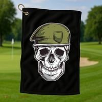 Army Military Skull Golf Towel thumb 1