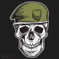 Army Military Skull Golf Towel thumb 3