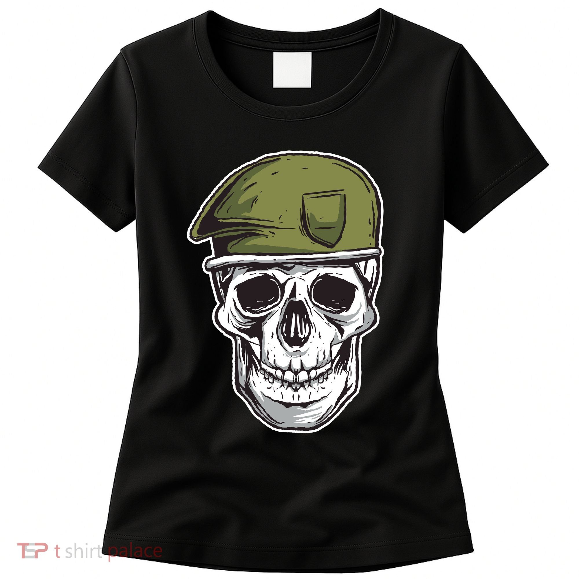 Army Military Skull Women's T-Shirt