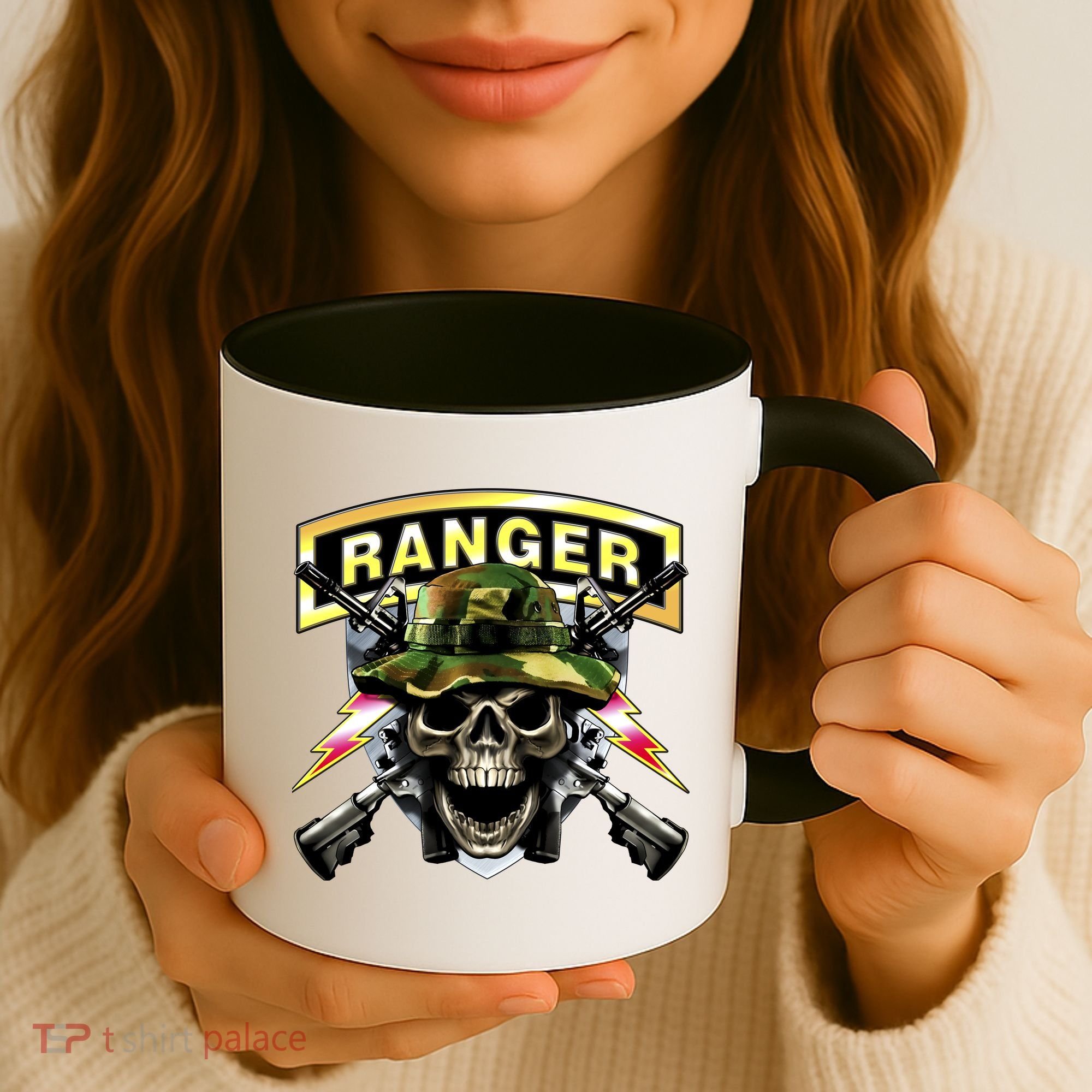 Army Ranger Skull Coffee Mug